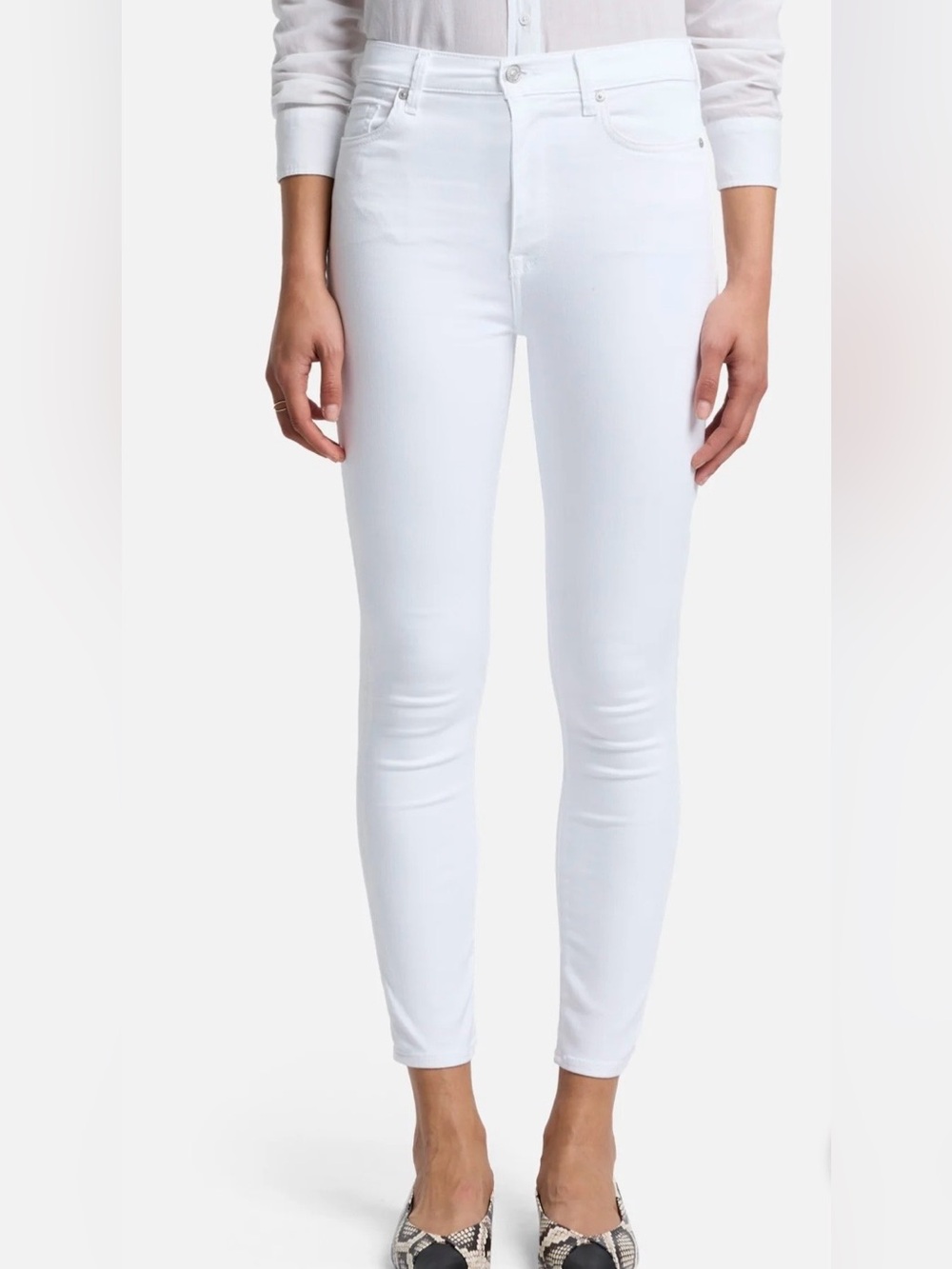 7 For All Mankind Slim Illusion Ankle Skinny - Size 26